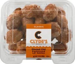 Clyde's Classic Glazed Old Fashioned Lil' Smiles Donuts 12 oz