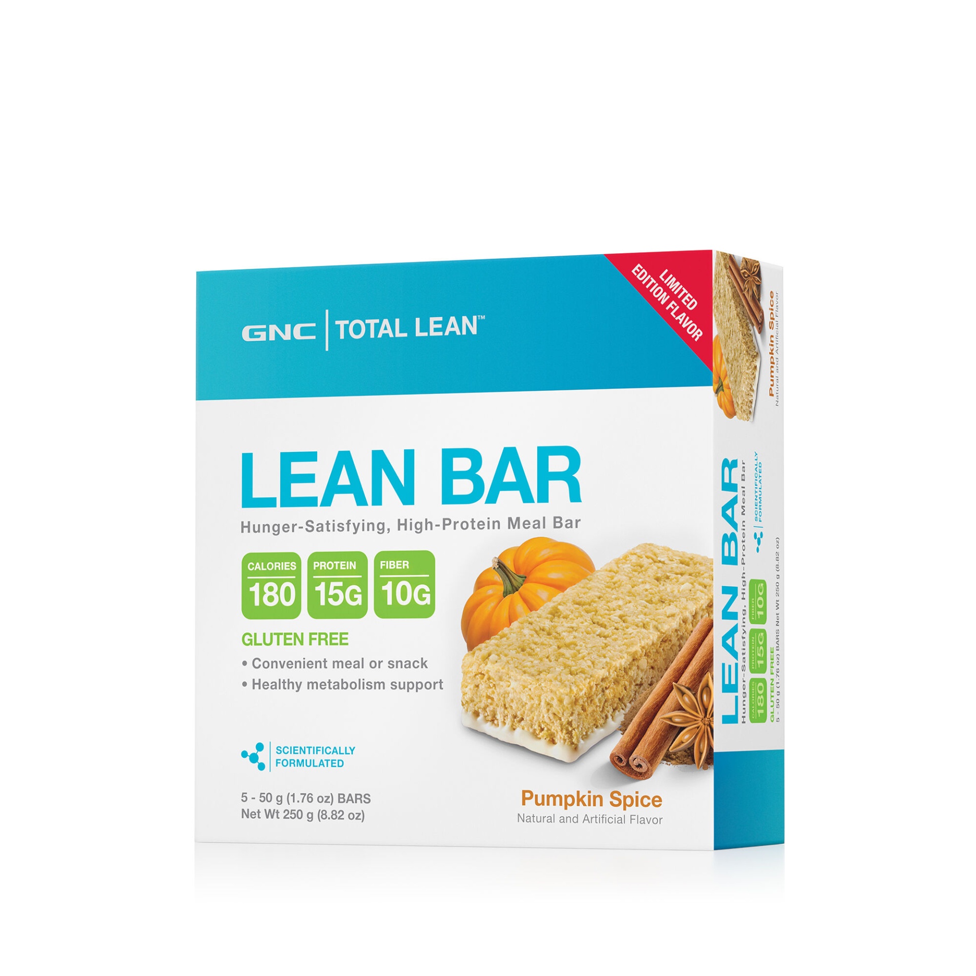 slide 1 of 1, GNC Total Lean Bar Seasonal Flavor, 5 ct