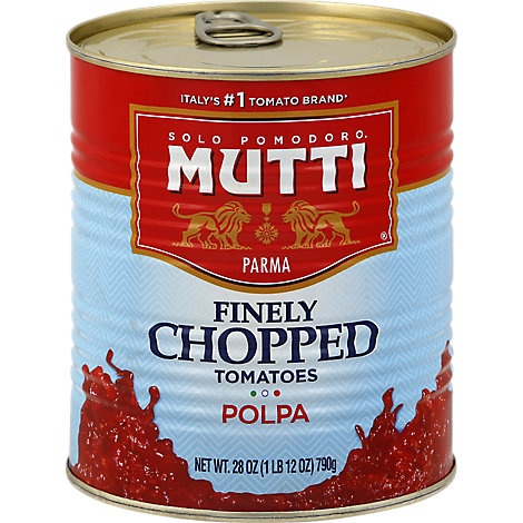 slide 1 of 1, Mutti Tomatoes Finely Chopped, 28 oz