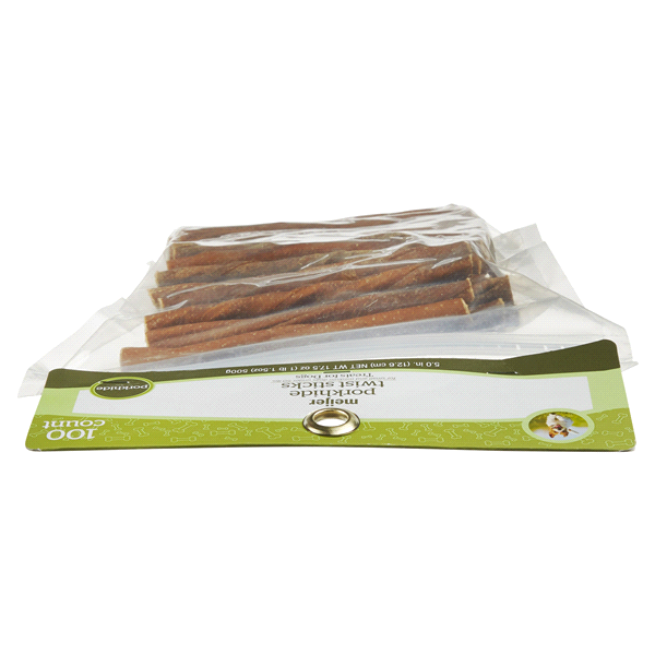 slide 16 of 29, Meijer Porkhide Twist Sticks, 5, 100 ct