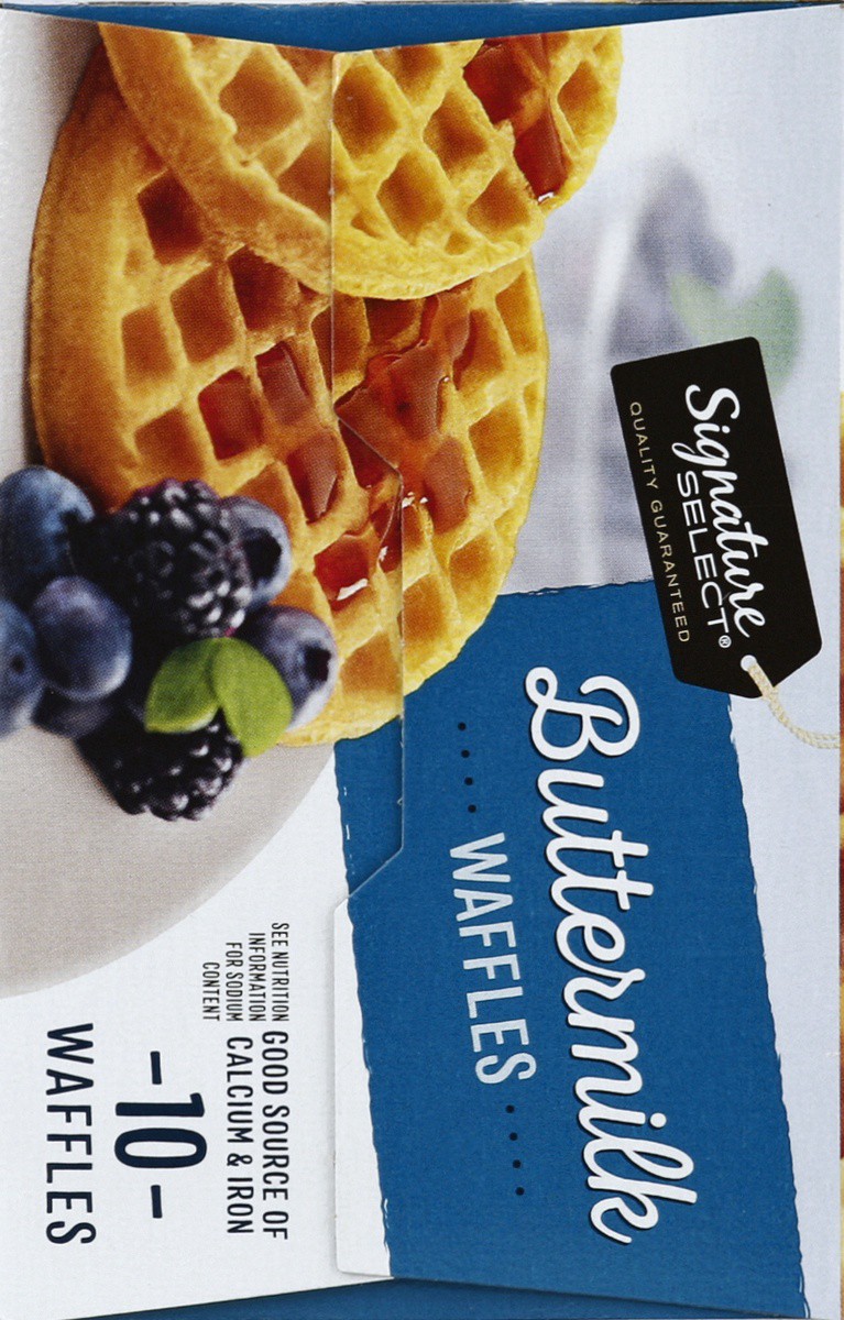 slide 6 of 7, Signature Select Buttermilk Waffles 10 ea, 10 ct