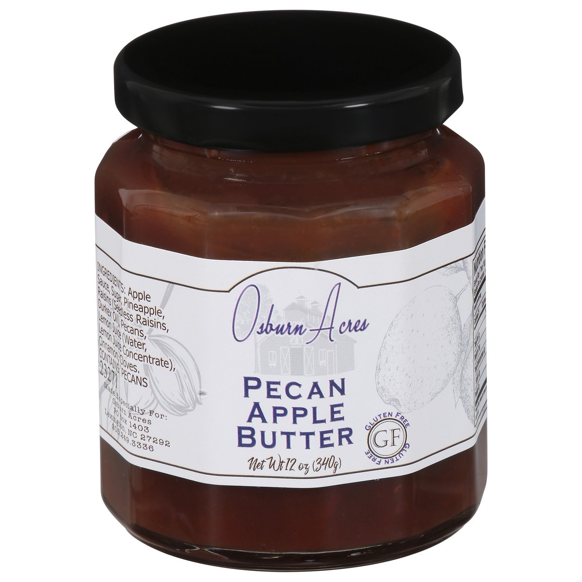 slide 10 of 14, Osburn Acres Pecan Apple Butter, 12 oz