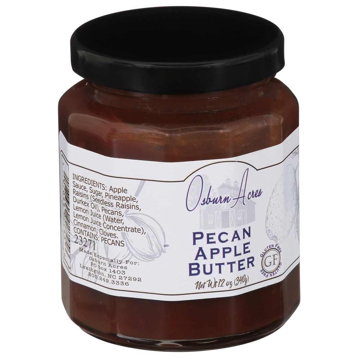 slide 11 of 14, Osburn Acres Pecan Apple Butter, 12 oz