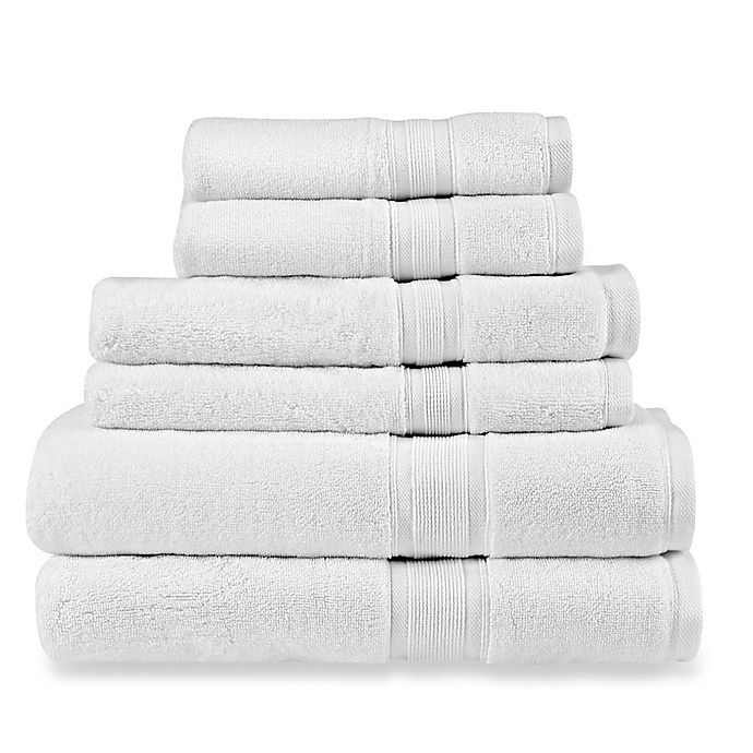 Wamsutta, Bath, Wamsutta Bath Towel Set Cotton White