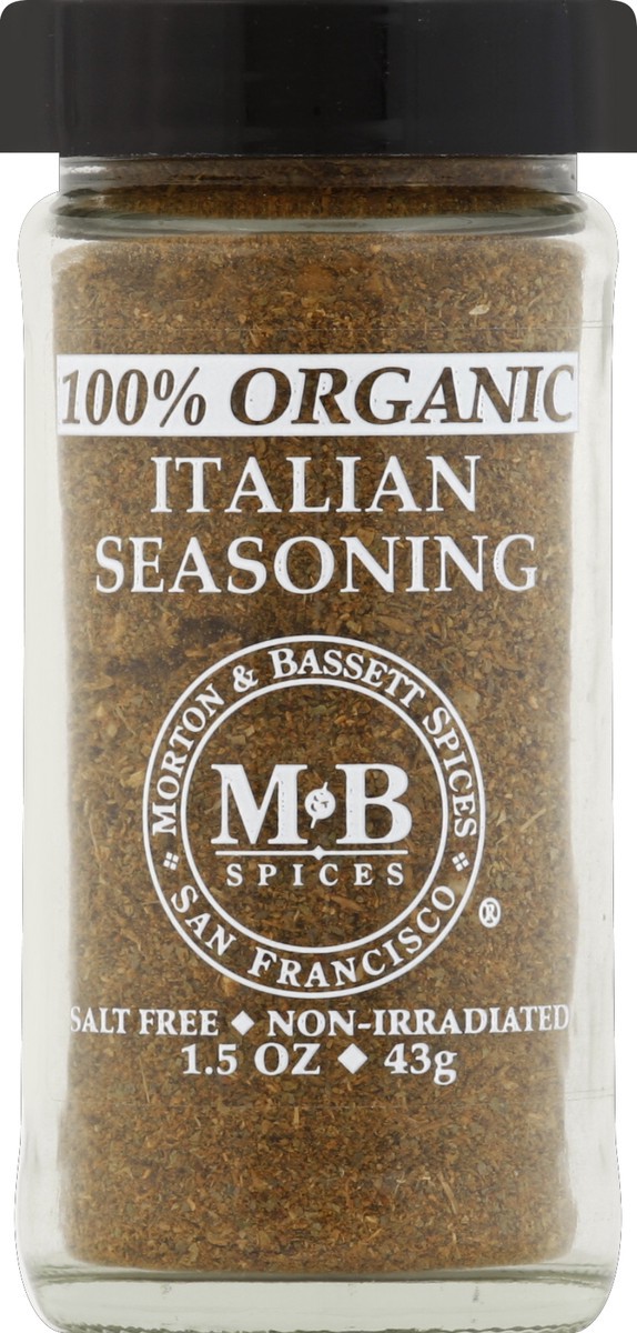 slide 2 of 2, Morton & Bassett Organic Italian Seasoning, 1.5 oz