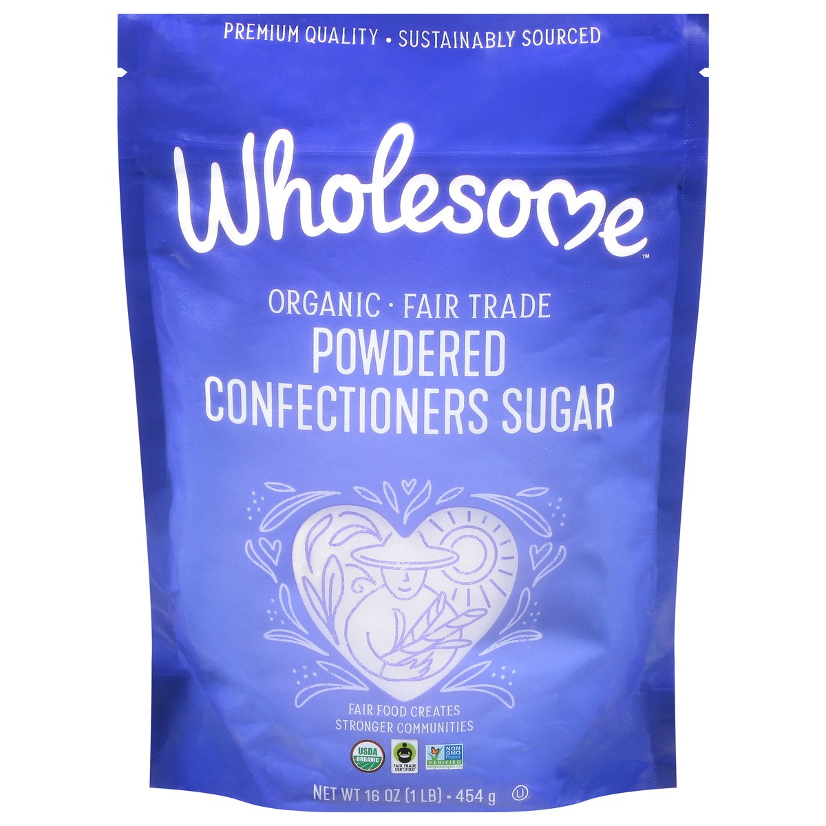 slide 13 of 14, Wholesome Organic Powdered Confectioners Sugar 16 oz, 16 oz