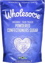 Wholesome Organic Powdered Confectioners Sugar 16 oz