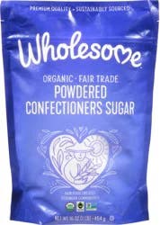 Wholesome Organic Powdered Confectioners Sugar 16 oz