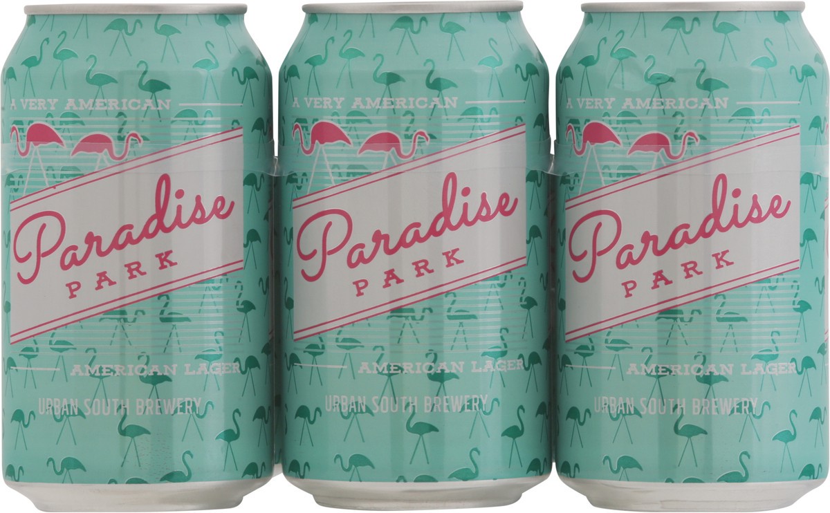 slide 7 of 11, Urban South Brewery American Lager Paradise Park Beer 6 -12 fl oz Cans, 6 ct; 12 oz