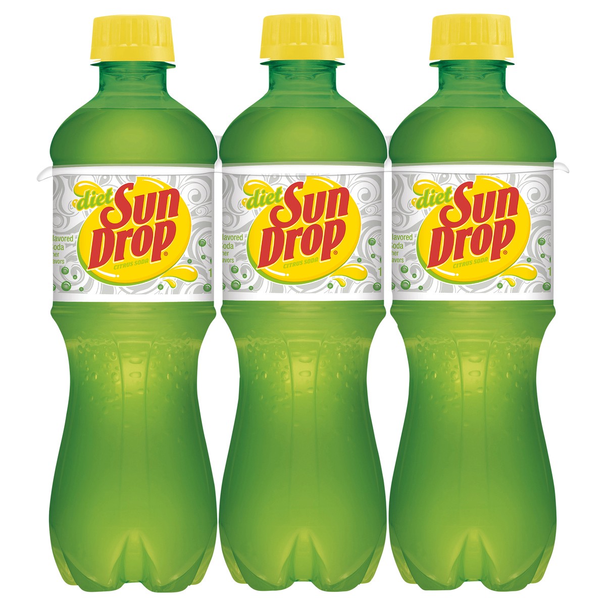 slide 6 of 9, Sun Drop Diet Sun Drop Citrus Soda, .5 L bottles, 6 pack, 6 ct