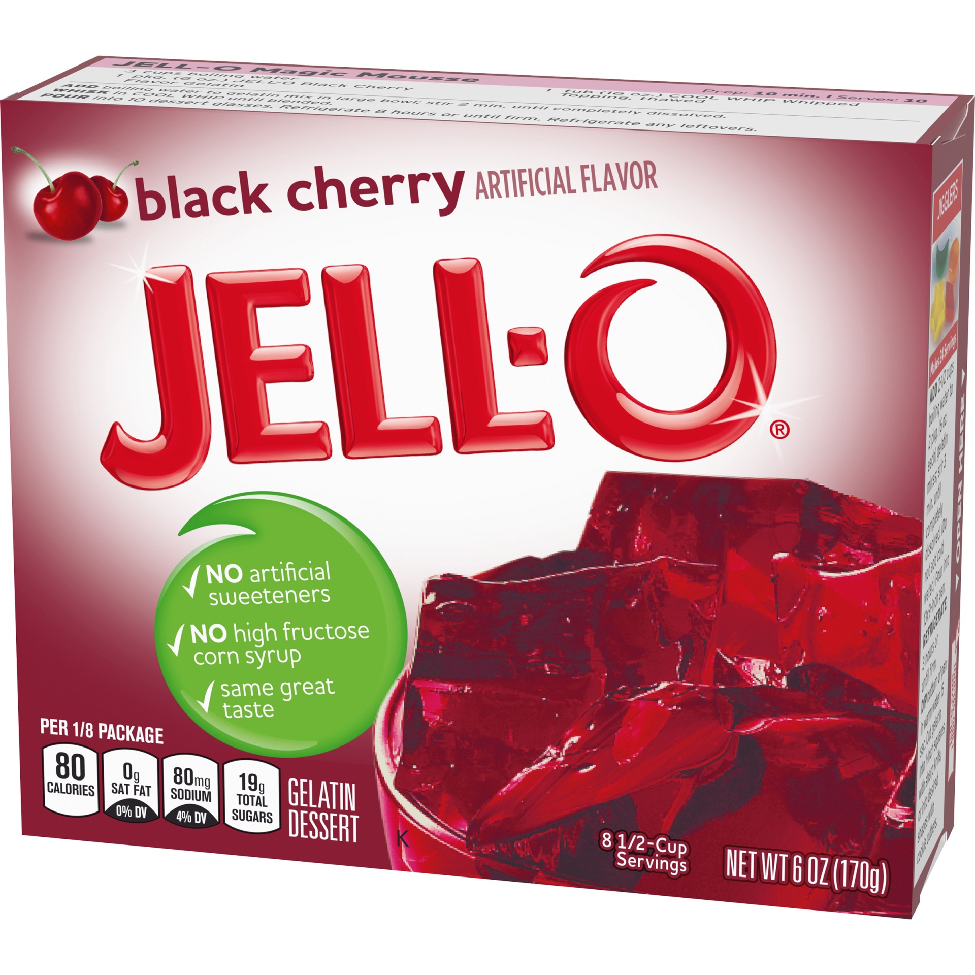 sugar jello flavors