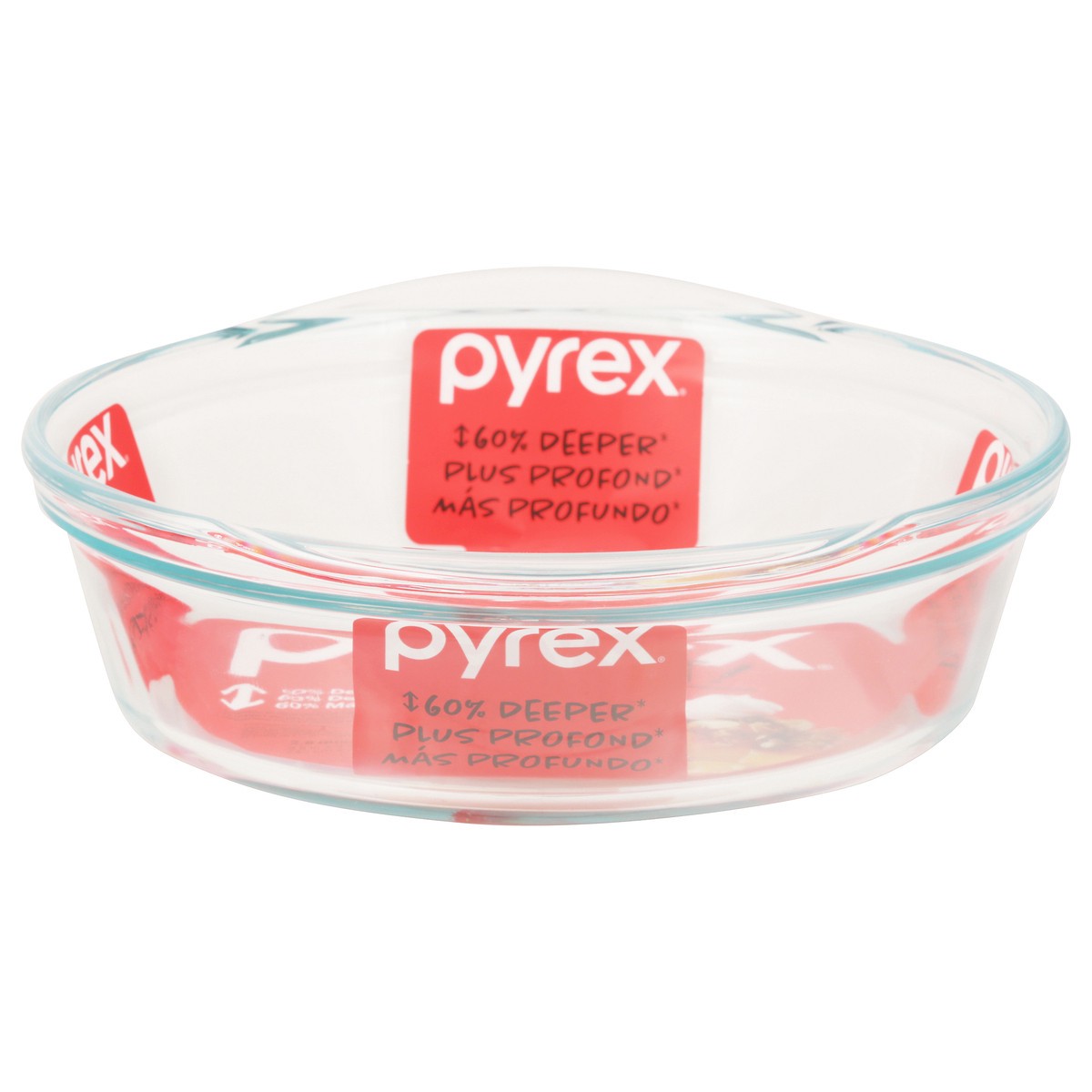 slide 1 of 9, Pyrex 2.6 Quart Deep Glass Baking Dish 1 ea, 1 ct