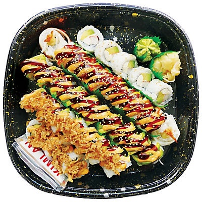 slide 1 of 1, H-E-B Sushiya Fiesta Party Tray 3, 35 oz