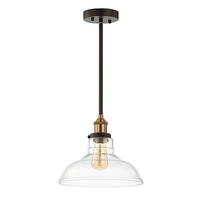 slide 1 of 5, Safavieh Saul Pendant Light - Dark Grey/Gold, 1 ct