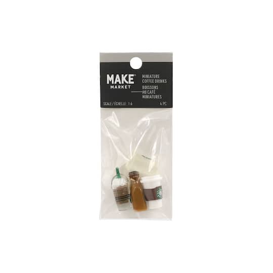 slide 1 of 2, Miniature Coffee Drink Set By Make Market, 0.51 in x 0.51 in x 1.18 in