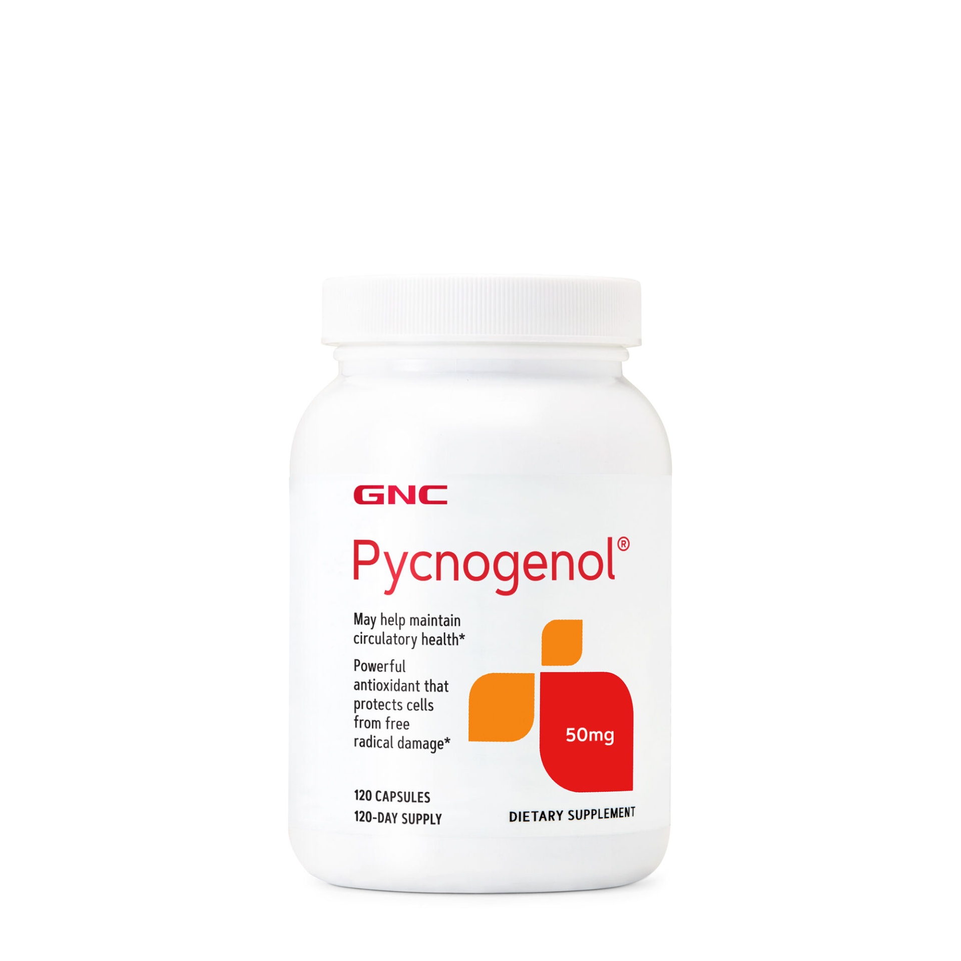 slide 1 of 1, GNC Pycnogenol 50 mg, 120 ct