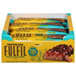 Fulfil Chocolate Salted Caramel Flavor Protein Bar - 12 - 1.94 oz Bars