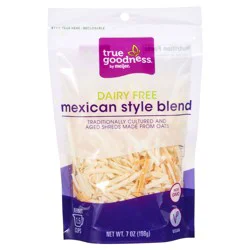True Goodness Plant Based Mexican Blend Shreds, 7 oz