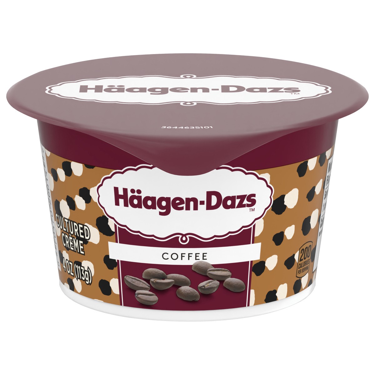 slide 1 of 9, Häagen-Dazs Haagen Dazs Cultured Cream Yogurt Style Snack, Coffee, 4 oz Cup, 4 oz