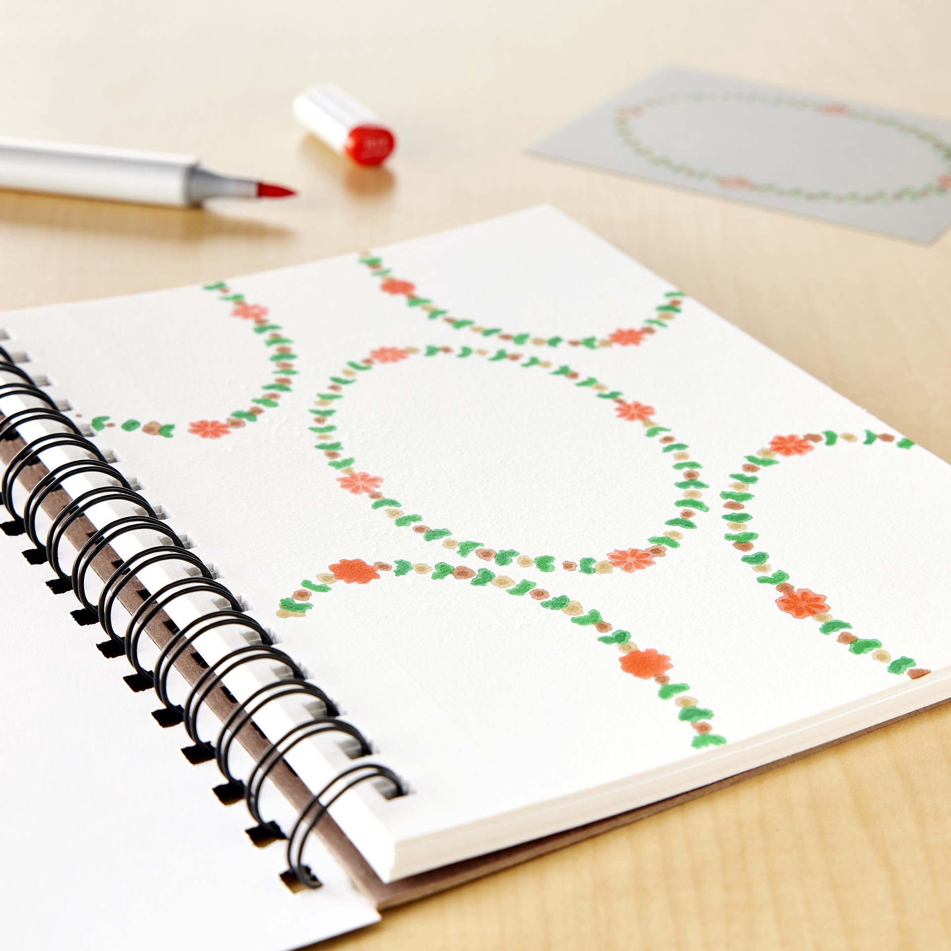 slide 4 of 7, Canson Artist Series Mix Media Book, 5.5 in x 8.5 in