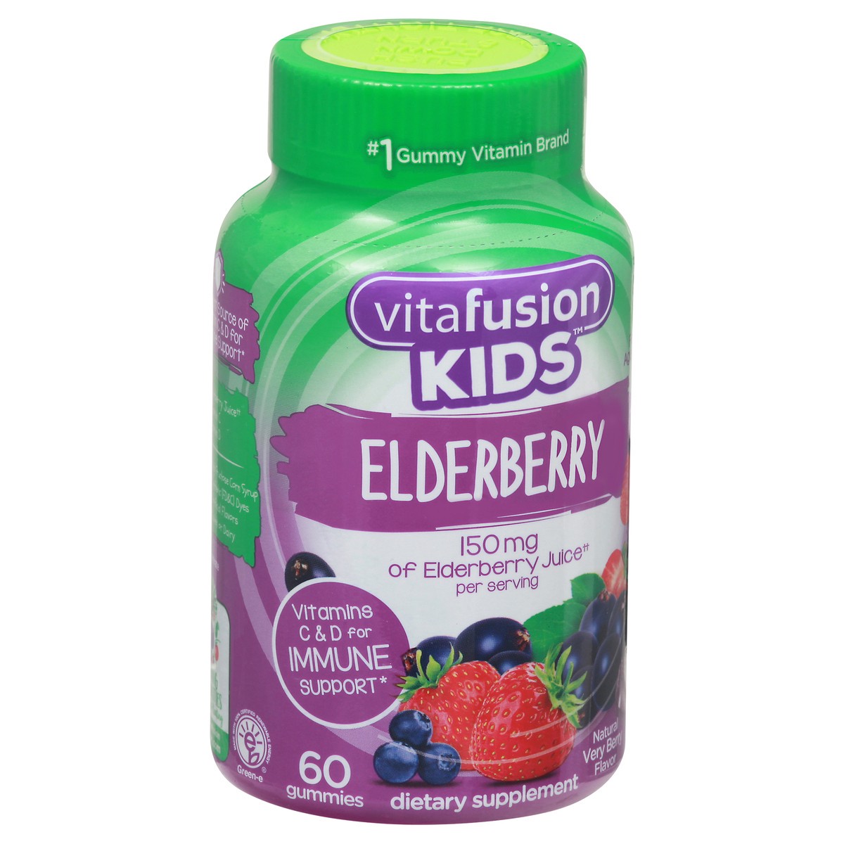slide 5 of 9, Vitafusion Kids Elderberry, 60 ct