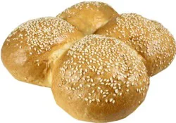 Central Market Pain Au Lait Hamburger Buns with Sesame
