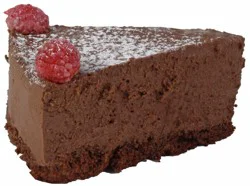 Central Market Chocolate Raspberry Truffle Cake Slice