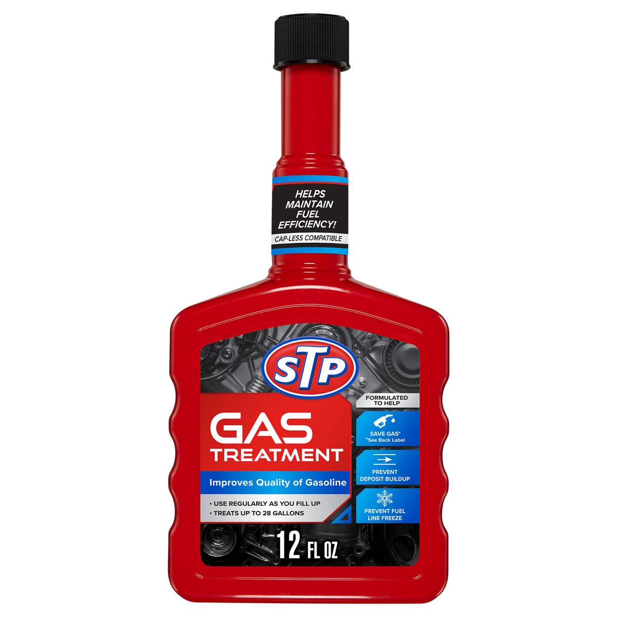 slide 1 of 5, STP Gas Treatment 12 fl oz, 12 fl oz