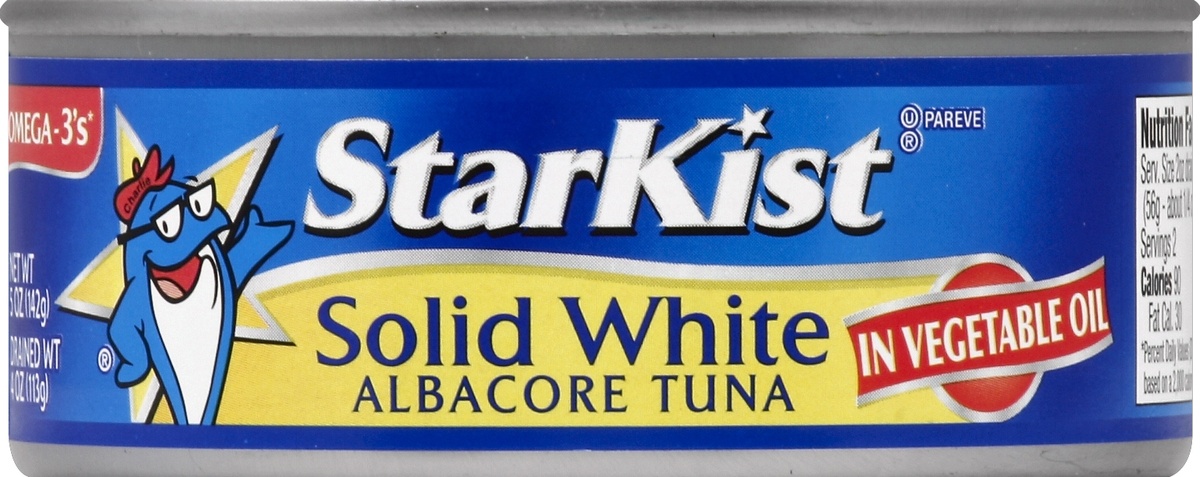 slide 2 of 2, StarKist Solid White Albacore Tuna in Vegetable Oil, 