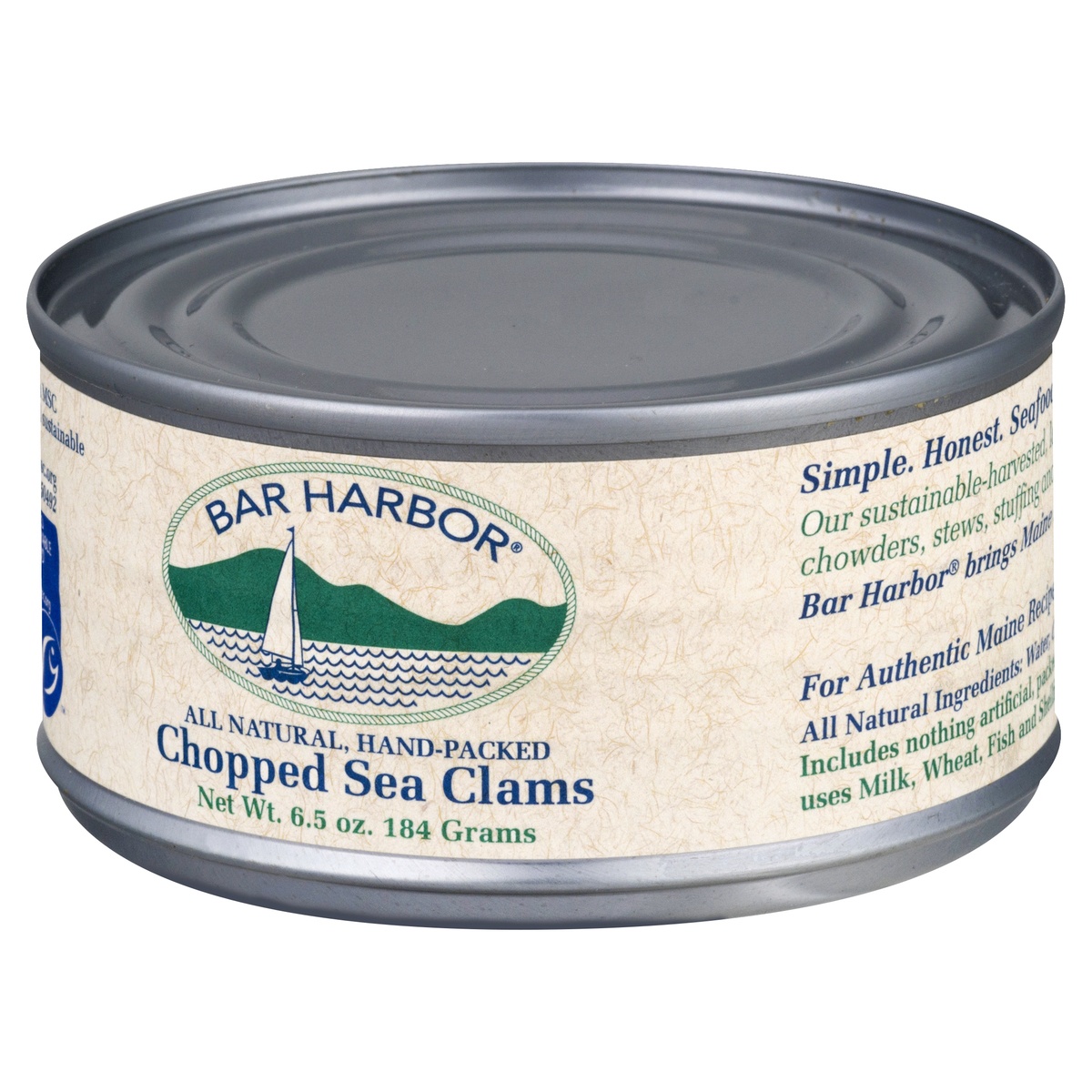 slide 3 of 9, Bar Harbor Chopped Sea Clams, 6.5 oz