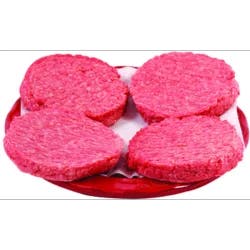 Meat Ground Beef Patties 80% Vp