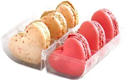 Central Market Heart Shaped Macarons