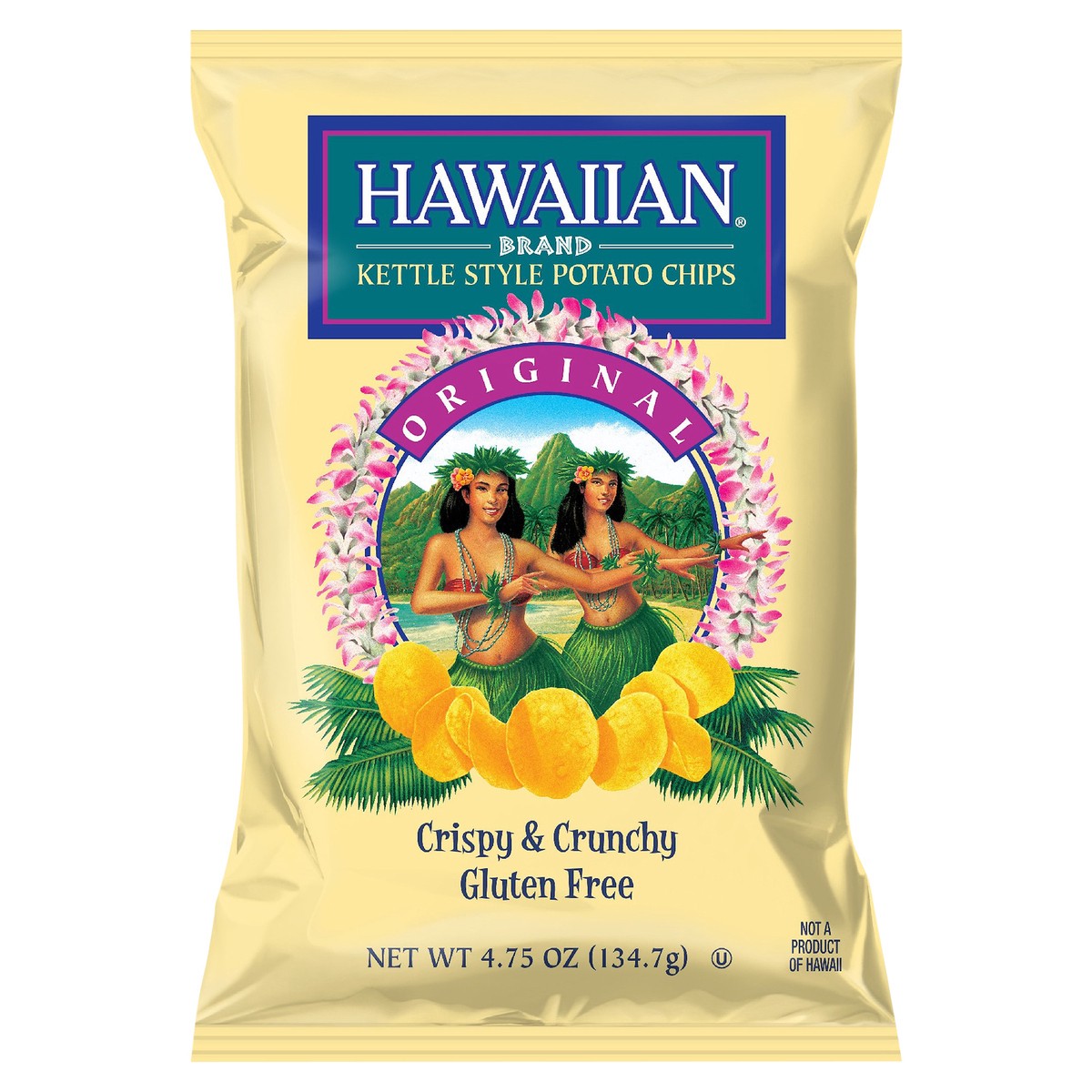 slide 4 of 12, Hawaiian 4.75 oz Hawaiian Brand Original Kettle Style Potato Chips, 4.75 oz