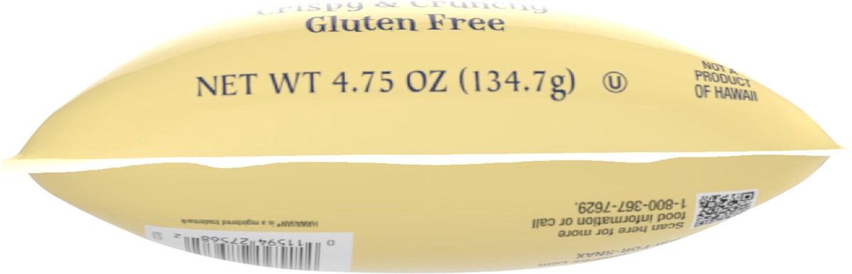 slide 12 of 12, Hawaiian 4.75 oz Hawaiian Brand Original Kettle Style Potato Chips, 4.75 oz
