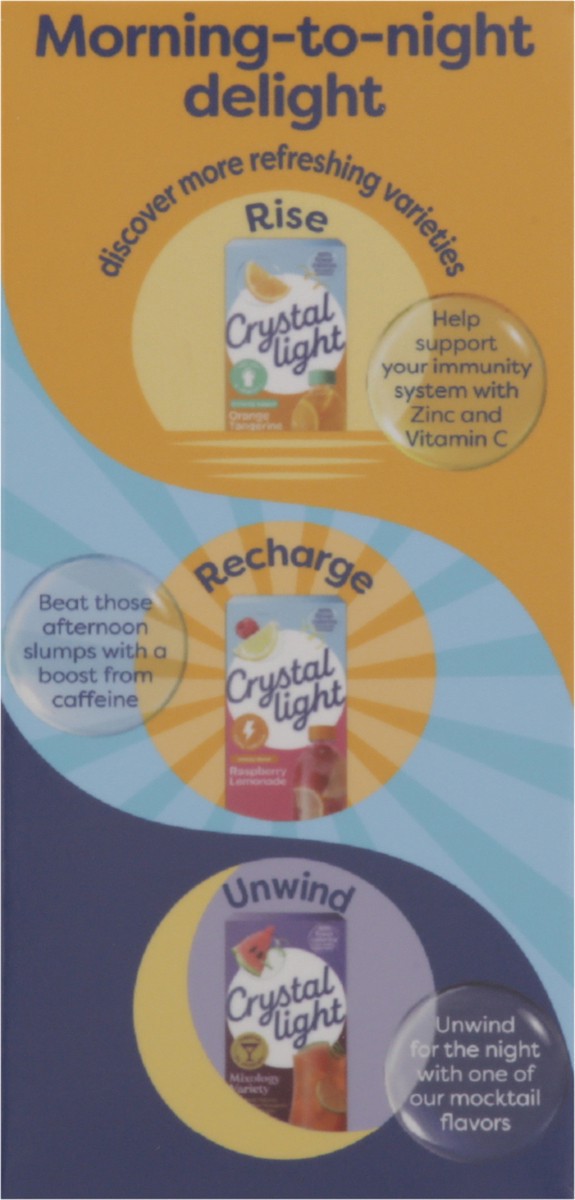 slide 13 of 13, Crystal Light Fruit Punch Energy Boost Drink Mix, 10 ct On-the-Go-Packets, 10 ct