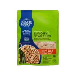 Farmer's Market Savory Starters Chicken Chunks, Olive Oil & Pink Himalayan Salt