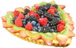 Central Market Heart Shaped Fresh Fruit Tart