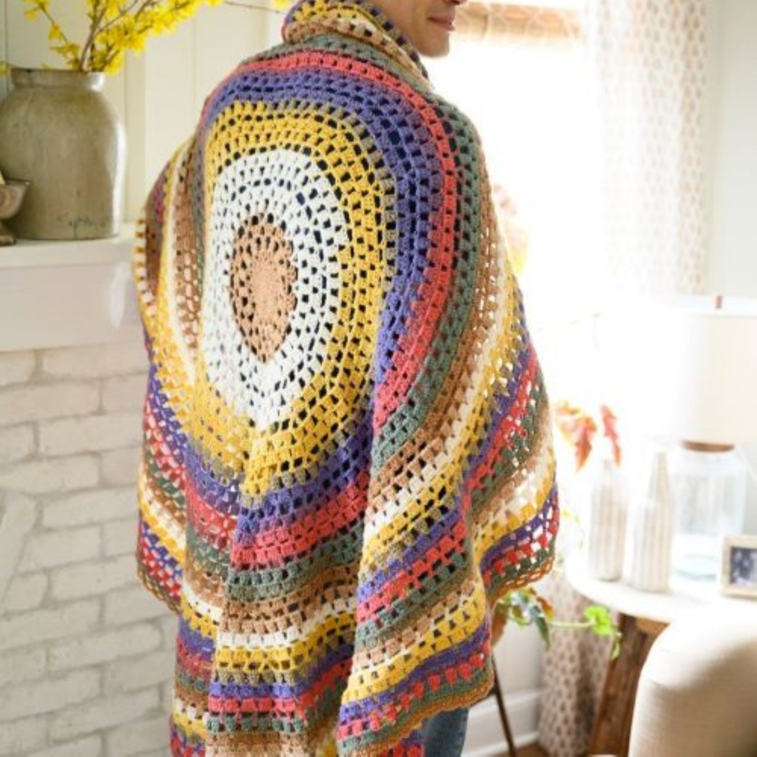 slide 4 of 6, Lion Brand Yarn Mandala Hades, 1 ct