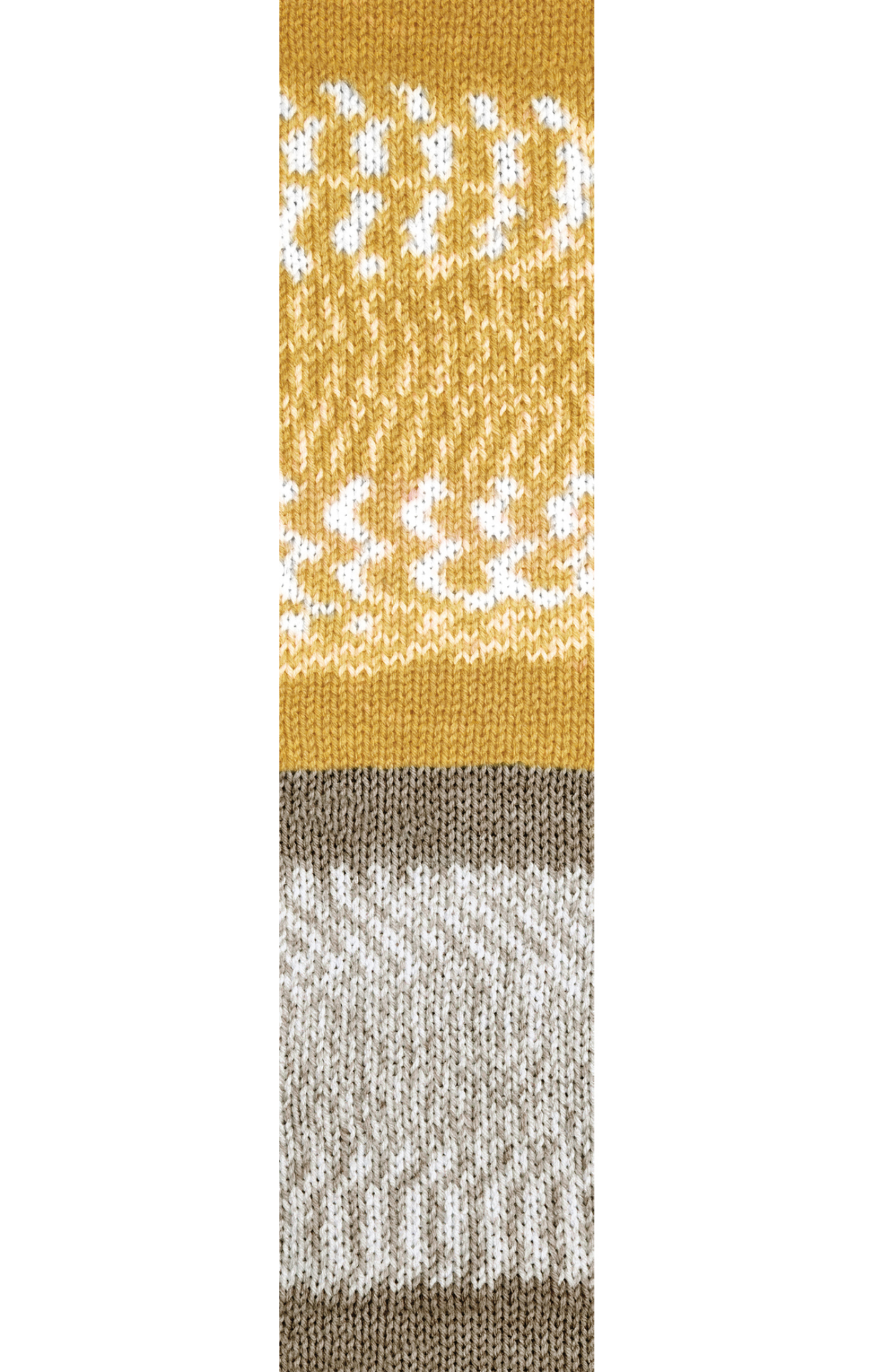 slide 2 of 5, Lion Brand Yarn Wool-Ease Fair Isle Golden/Taupe, 1 ct