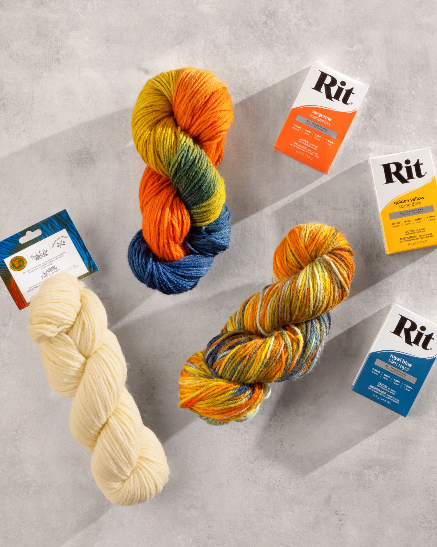 slide 2 of 6, Lion Brand Yarn 24/7 Cotton® Ready To Dye Hank, 1 ct