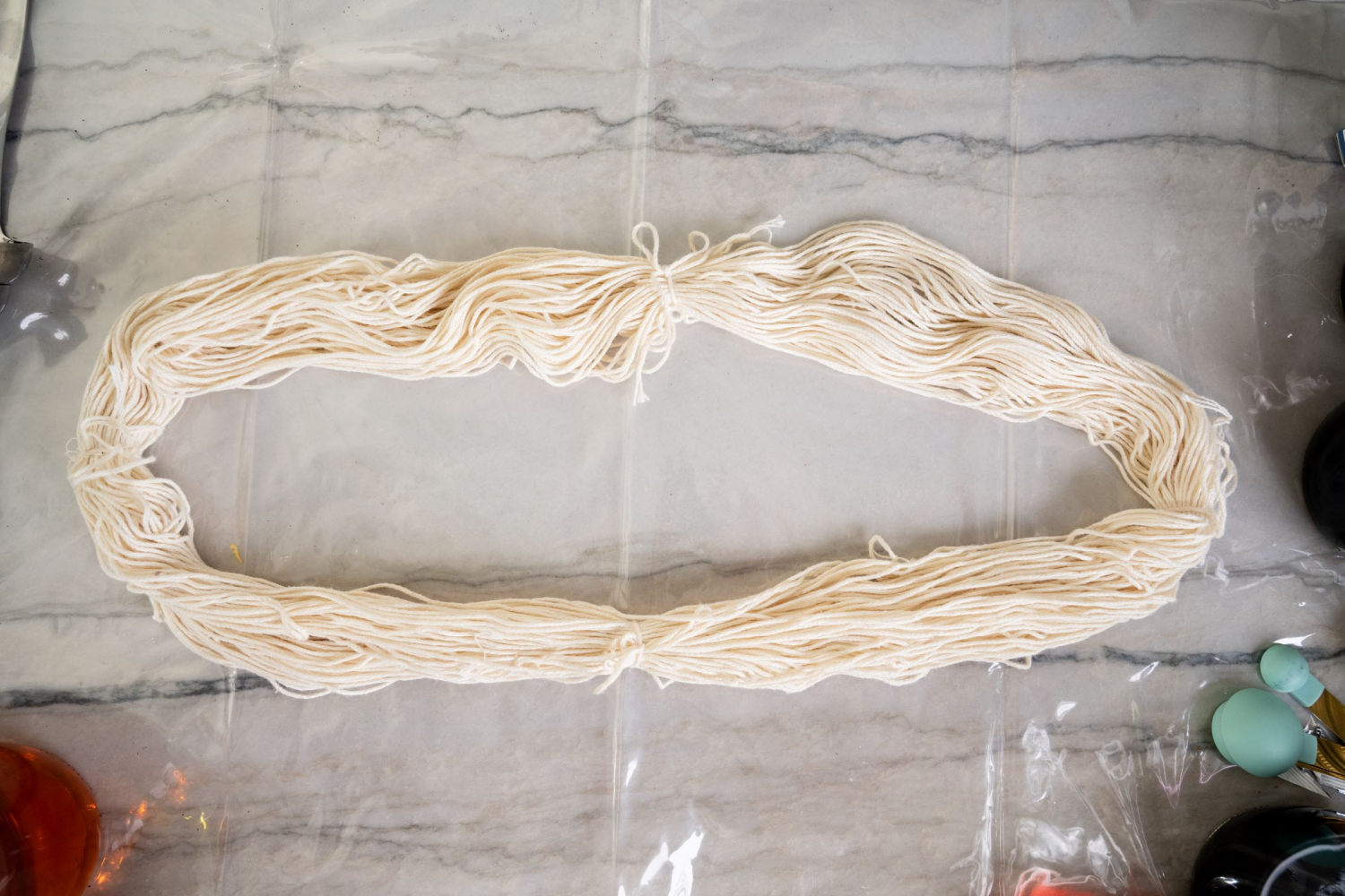 slide 4 of 6, Lion Brand Yarn 24/7 Cotton® Ready To Dye Hank, 1 ct