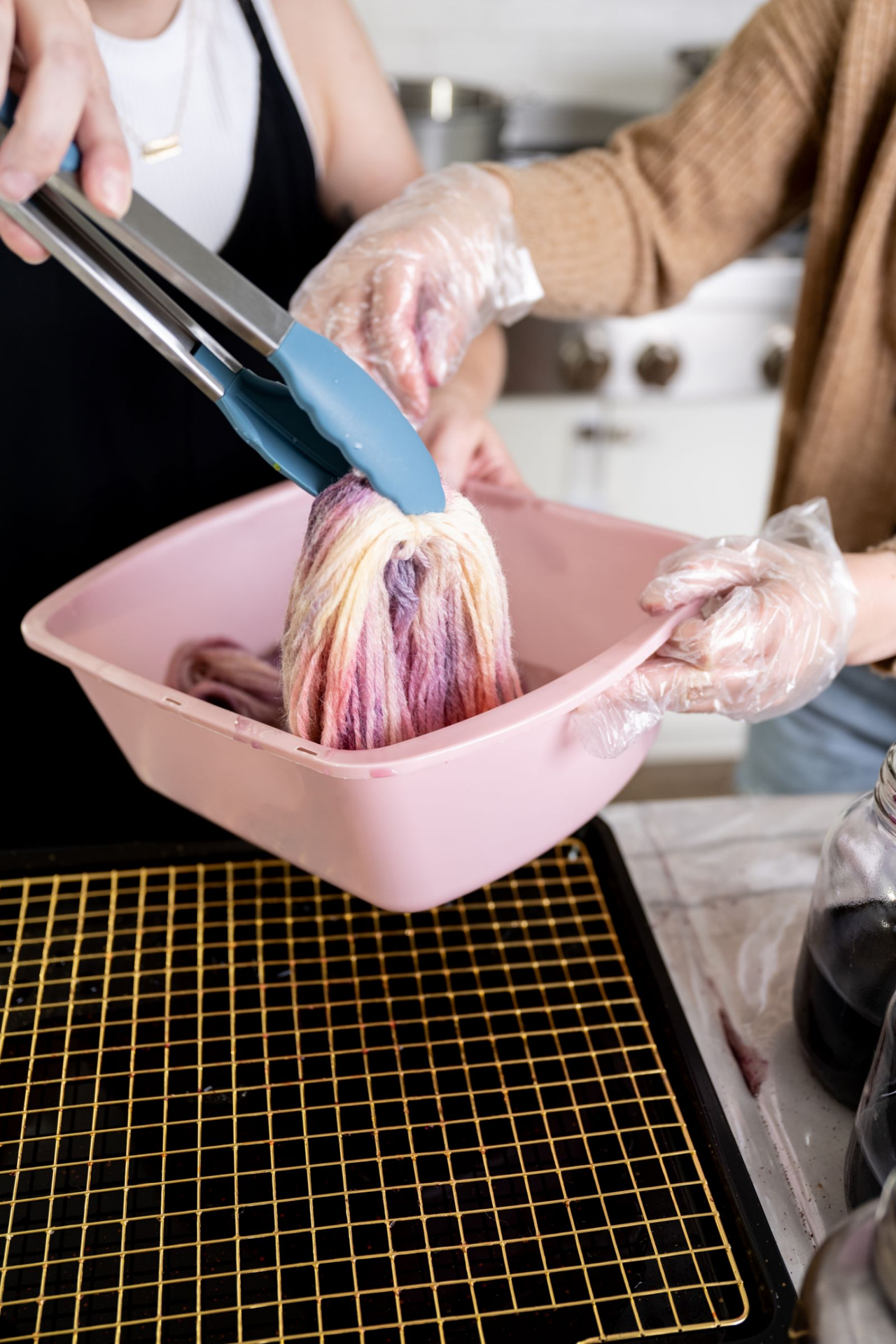 slide 6 of 6, Lion Brand Yarn 24/7 Cotton® Ready To Dye Hank, 1 ct