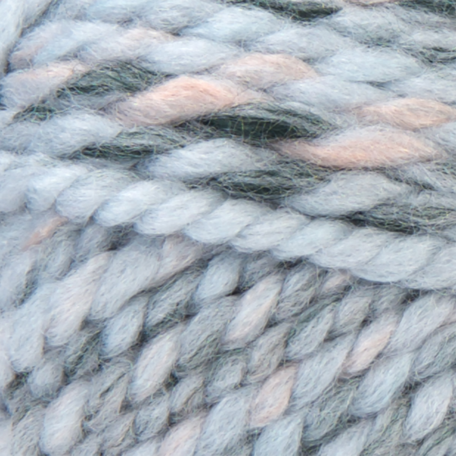 slide 2 of 8, Lion Brand Yarn Wool-Ease Thick & Quick 640-548 Arctic Ice, 5 oz