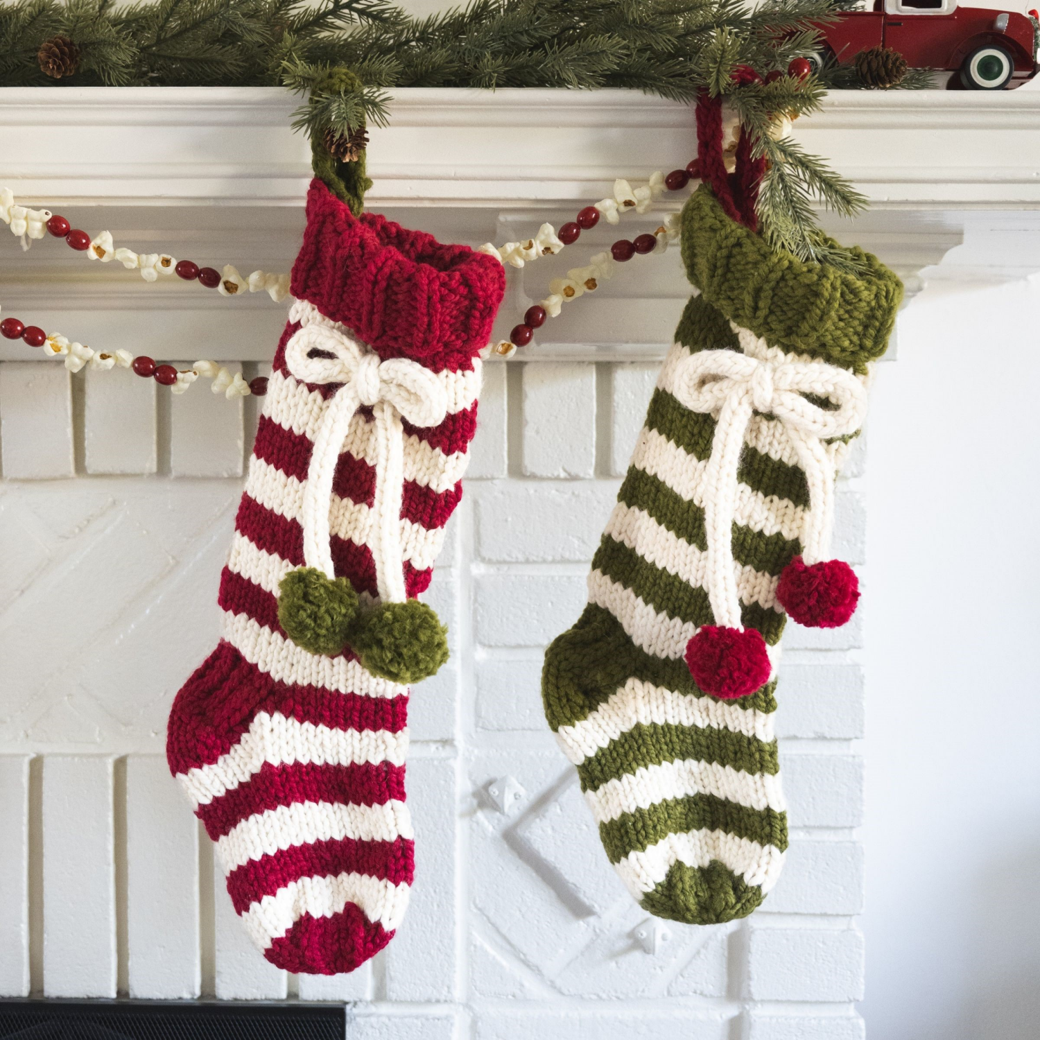 slide 7 of 8, Lion Brand Yarn Wool Ease Thick & Quick Red Beacon, 5 oz