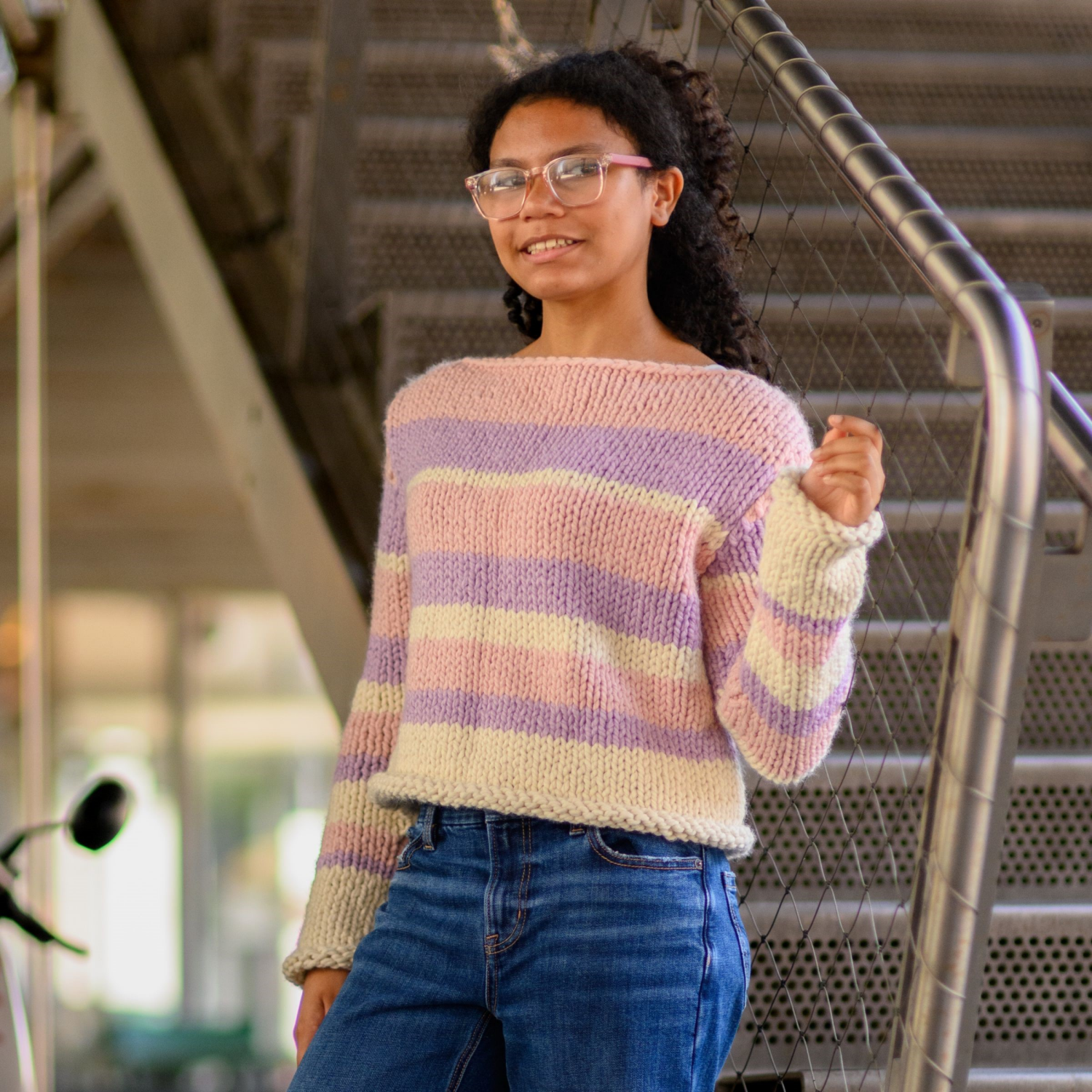 slide 3 of 8, Lion Brand Yarn Wool Ease Thick & Quick Coney Island, 5 oz