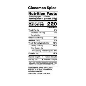 Rxbar Rx A M Oats Oatmeal Packet 10g Protein Cinnamon Spice 9 7 Oz Shipt