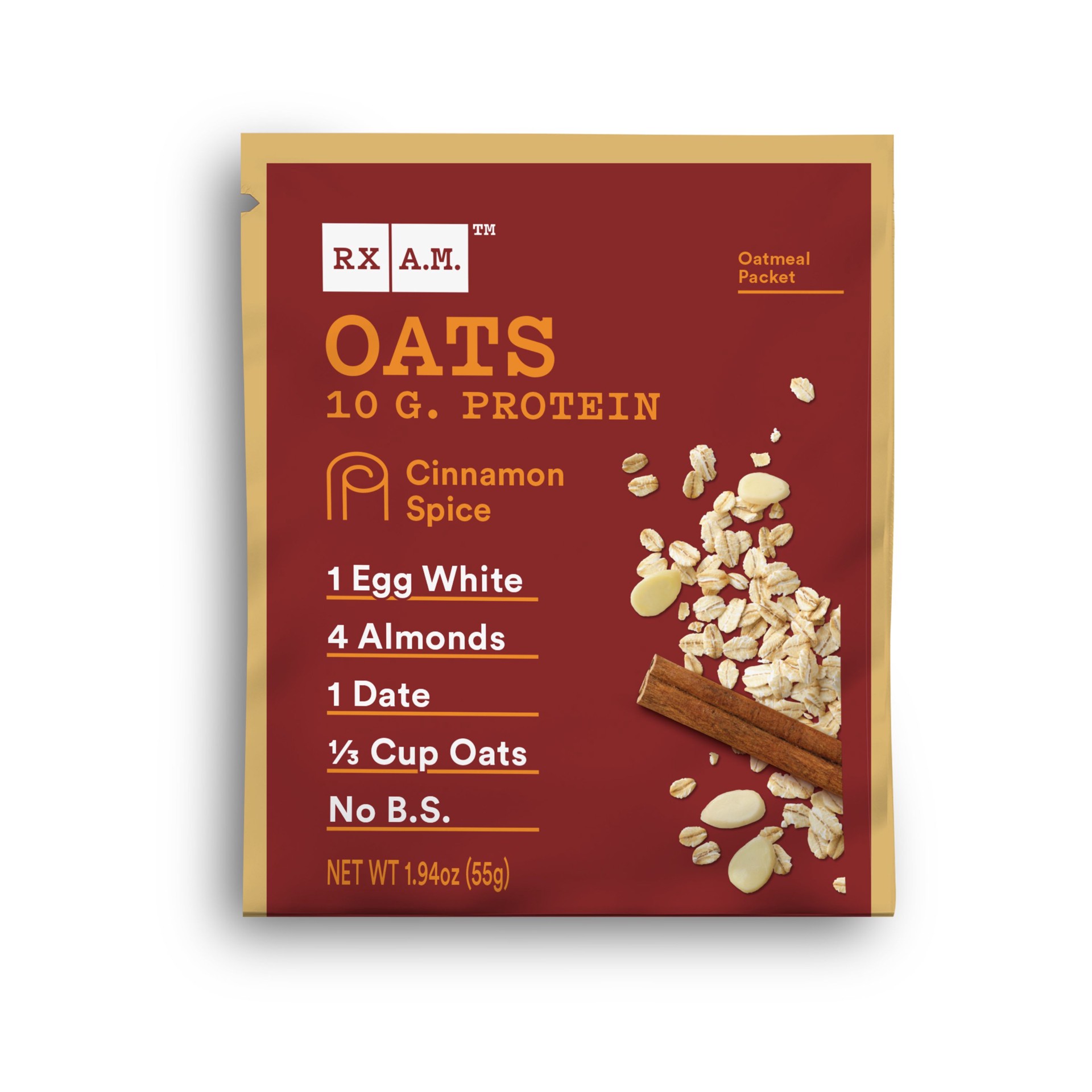 RXBAR RX A.M. Oats Oatmeal, Cinnamon Spice 9.7 oz Shipt