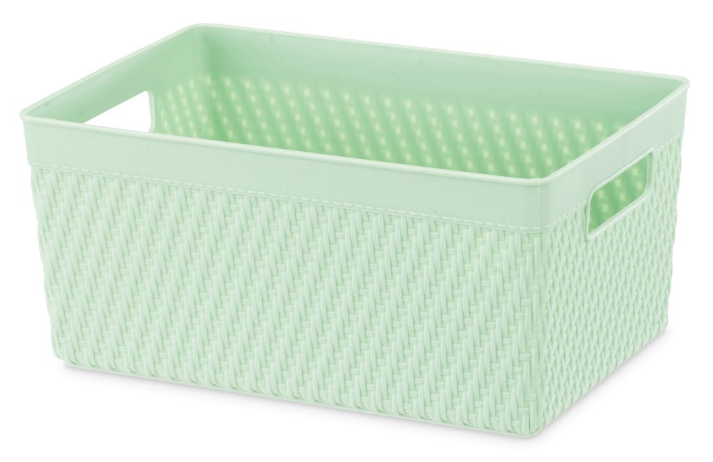 slide 2 of 2, Whitmor Resin Small Tote - Green, 1 ct