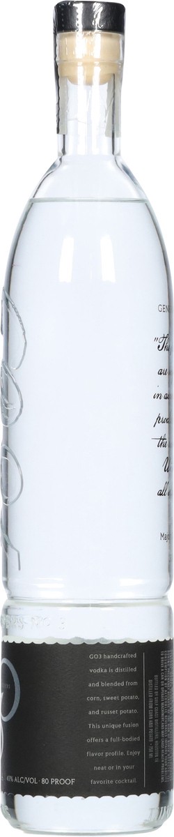 slide 9 of 11, GO3 Ultra-Premium Vodka 750 ml, 750 ml
