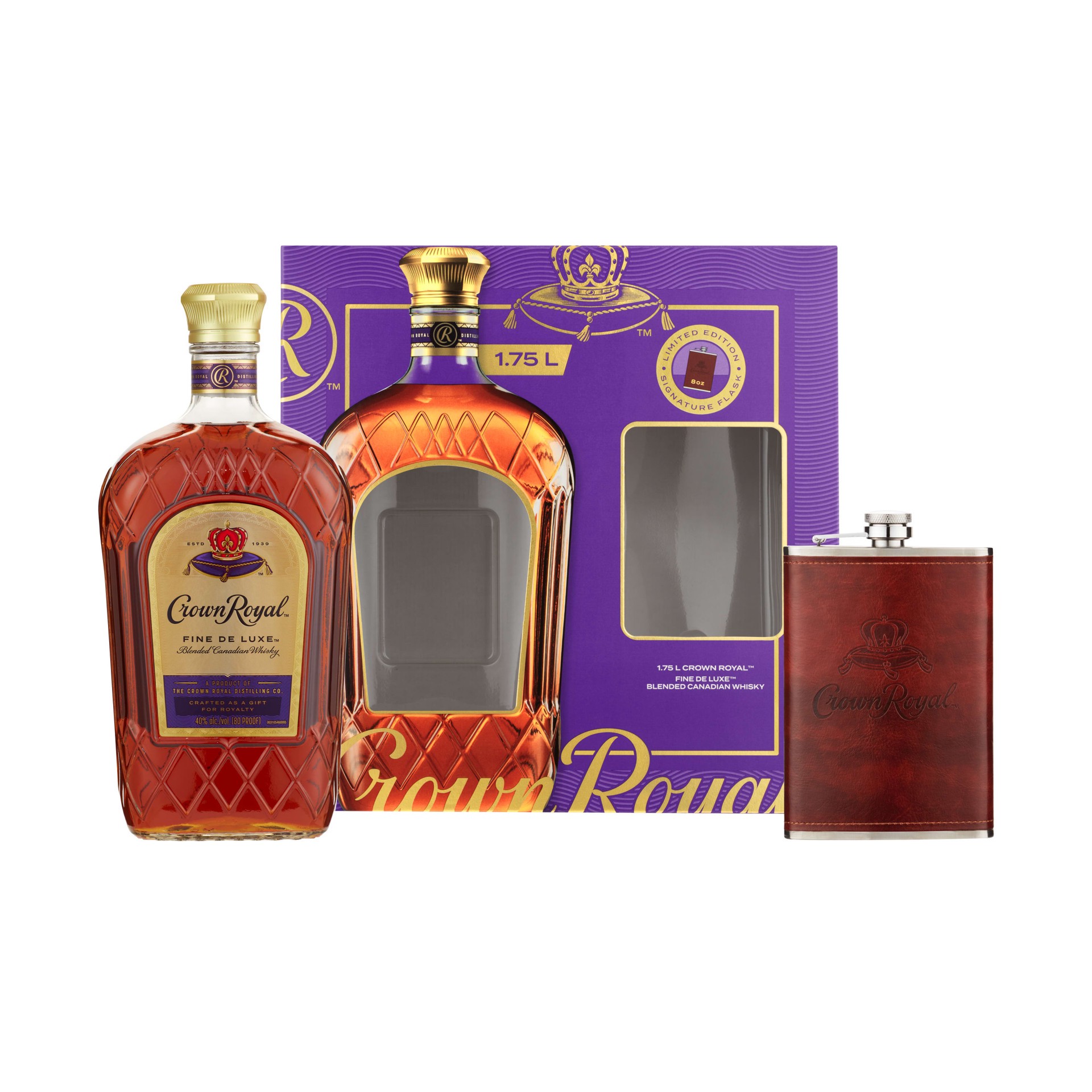slide 2 of 4, Crown Royal Gift 1.75l, 1.75 liter